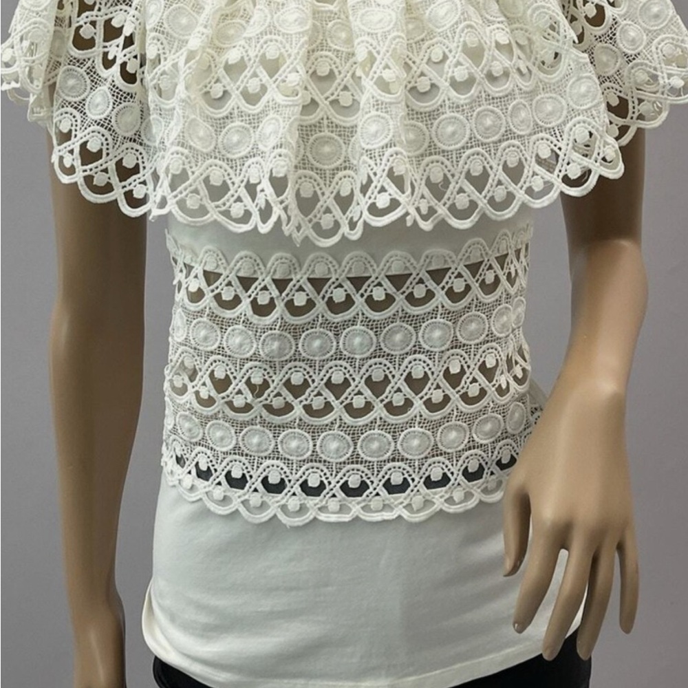 Anne Fontaine Off Shoulder Top size 38